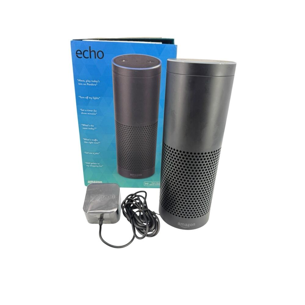Amazon Echo 1st Generation Alexa Voice Assist Smart Tower Speaker SK705DI WORKS